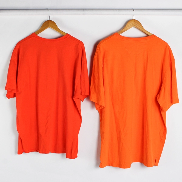 Lot of 2 Oregon State University and Solid Orange T-Shirts Men's 2XL