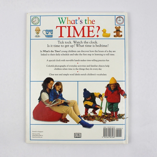 What's the Time by Lara Tankel Children's Book 1995 Hardcover