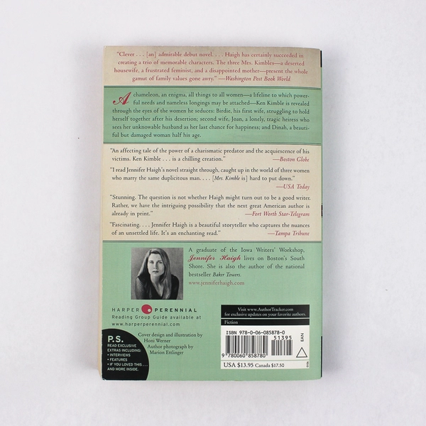 Mrs Kimble A Novel by Jennifer Haigh 2006 Paperback