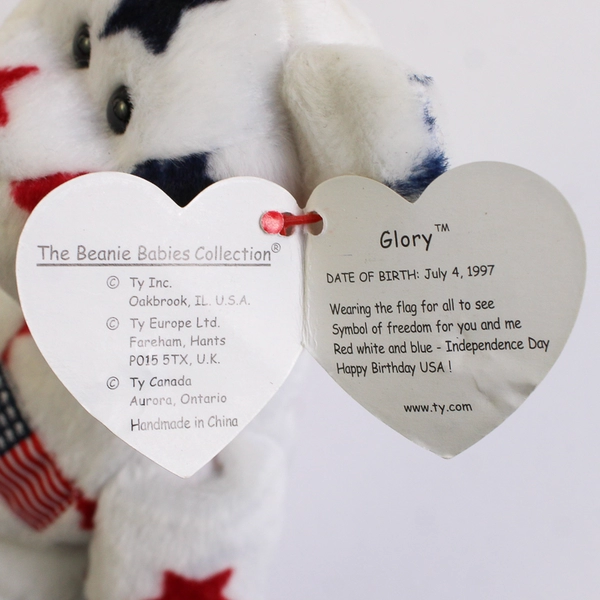 TY Beanie Babies Glory the Bear 8" Stuffed Toy