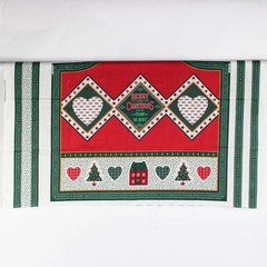 Wamsutta Hallmark Christmas Apron Panel Woven Lightweight Cotton Fabric UNCUT