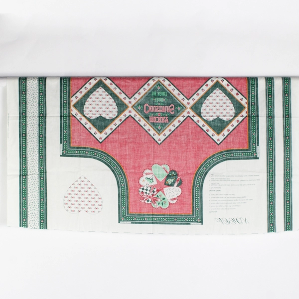 Wamsutta Hallmark Christmas Apron Panel Woven Lightweight Cotton Fabric UNCUT