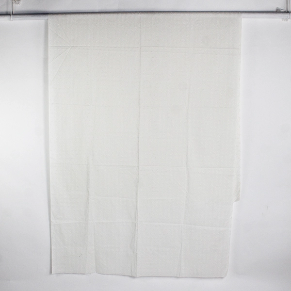 1 Piece Woven Semi-Sheer Lightweight Lawn Fabric 45" W x 3 Yds White Eyelet