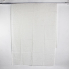 1 Piece Woven Semi-Sheer Lightweight Lawn Fabric 45" W x 3 Yds White Eyelet