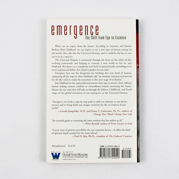 Emergence The Shift from Ego to Essence by Barbara Marx Hubbard 2001 Paperback
