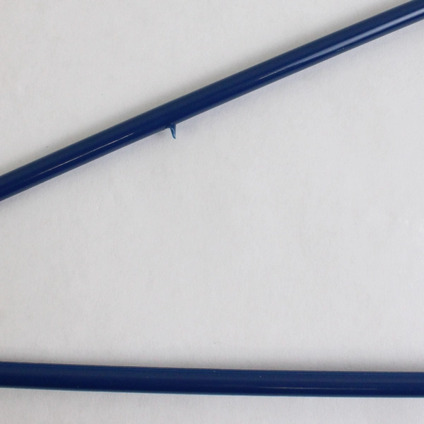 Lot of 18 Plastic Clothes Hangers in Blue and White