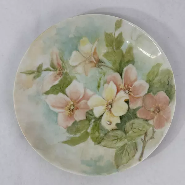 Vintage Hand Painted Arzberg China Floral Plate 7.5 Inch Germany