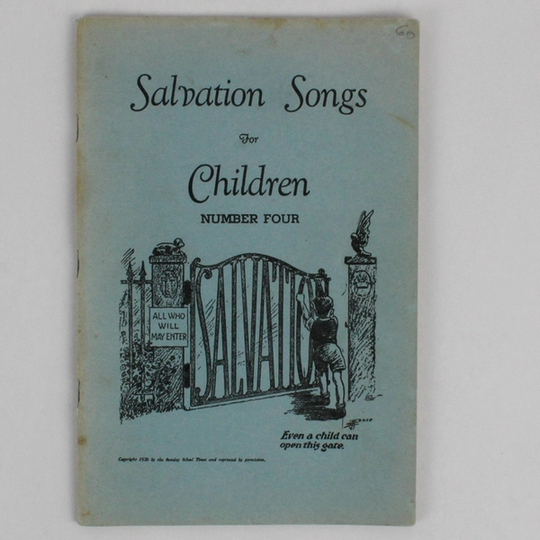 Salvation Songs for Children Number Four Compile by Ruth P Overholtzer 1951 PB