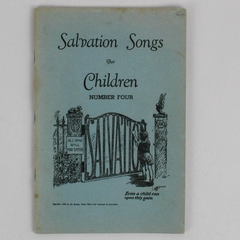 Salvation Songs for Children Number Four Compile by Ruth P Overholtzer 1951 PB