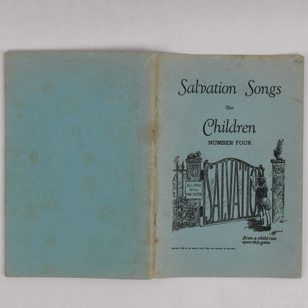 Salvation Songs for Children Number Four Compile by Ruth P Overholtzer 1951 PB