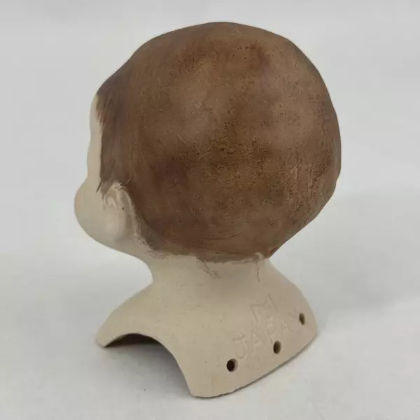 Hand Painted Male Doll Head 4 Inch