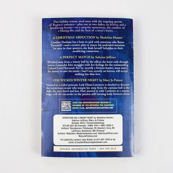 Seduction on a Snowy Night Three Short Novels in One 2019 Paperback