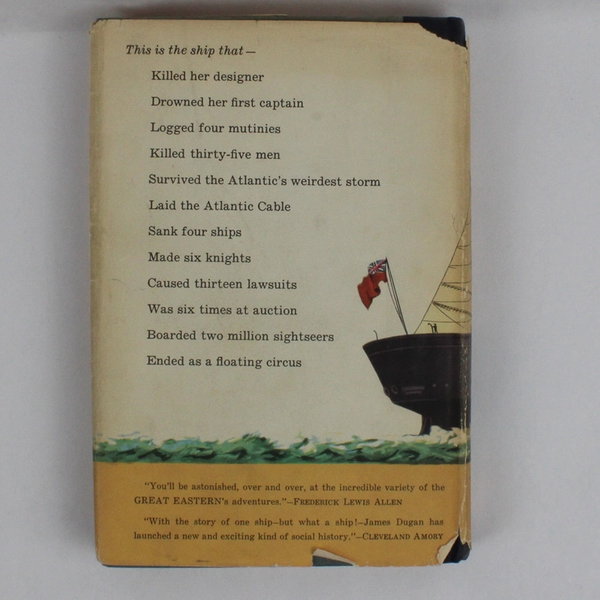 The Great Iron Ship by James Dugan 1953 First Edition Hardcover Dust Jacket