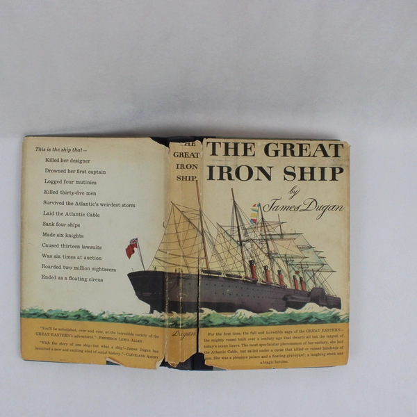 The Great Iron Ship by James Dugan 1953 First Edition Hardcover Dust Jacket