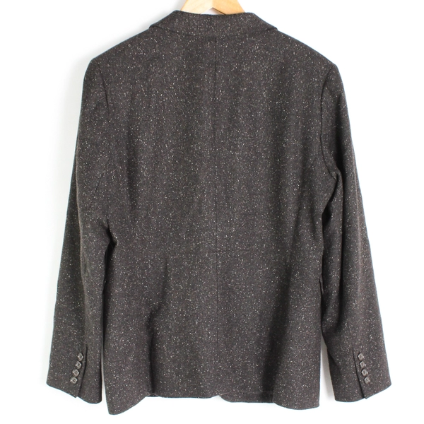 Anne Klein Blazer Button Up Jacket Black Women's Size 12