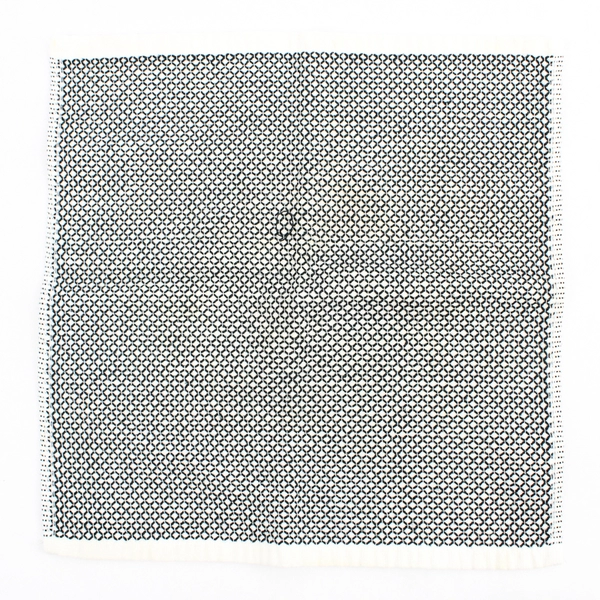 Lot of 8 Black & White Patterned Kitchen Dishcloths Unbranded 10x10 in