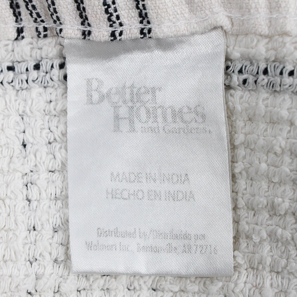 Lot of 8 Black & White Patterned Kitchen Dishcloths Unbranded 10x10 in