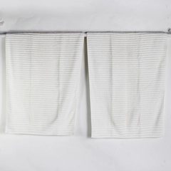 Lot of 2 INC White Standard Bath Towel 27x54in