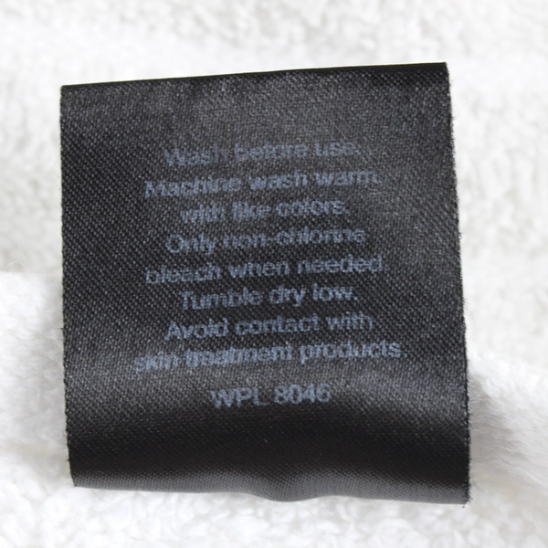 Lot of 2 INC White Standard Bath Towel 27x54in