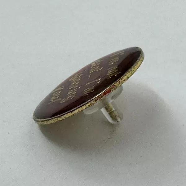 1986 AGB I'm Not Deaf I'm Ignoring You Red Enamel Hat Jacket Lapel Pin