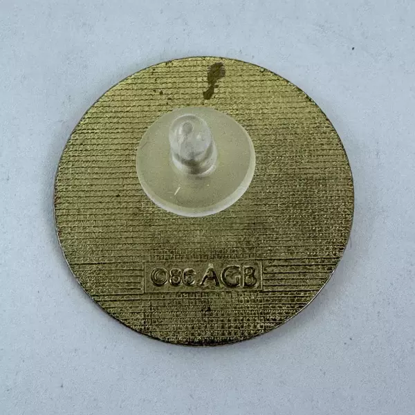 1986 AGB I'm Not Deaf I'm Ignoring You Red Enamel Hat Jacket Lapel Pin