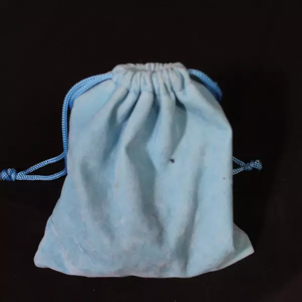 33 Piece Metal Brain Teaser Puzzle With Blue Velvet Bag