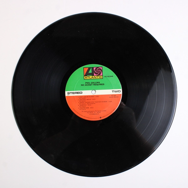 Phil Collins No Jacket Required Vinyl LP 33 RPM