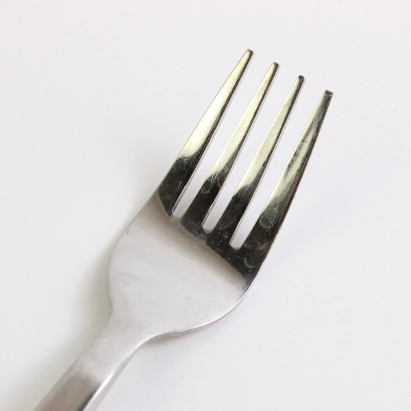 Salad Fork 7" Pier 1 Imports Portfolio 18/8 Stainless Steel Circles