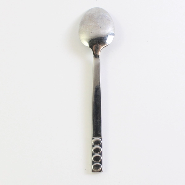 Teaspoon 7" Pier 1 Imports Portfolio 18/8 Stainless Steel Circles