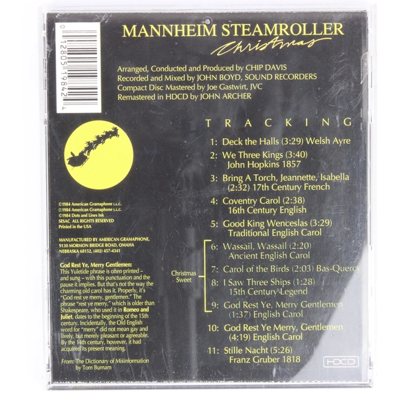 Christmas Mannheim Steamroller CD 1984