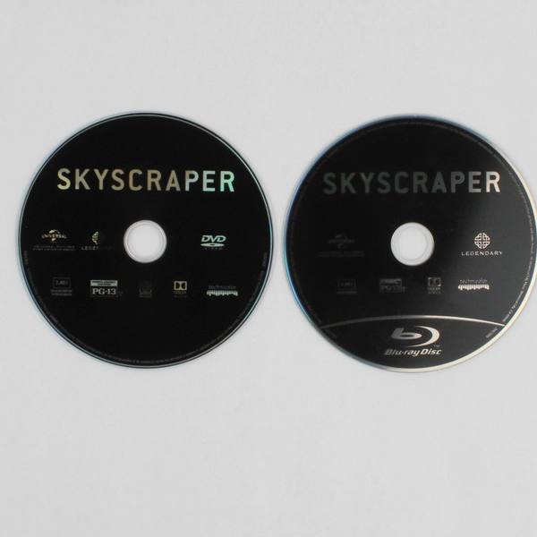 Skyscraper Blu-ray DVD 2 Discs 2018 Dwayne Johnson