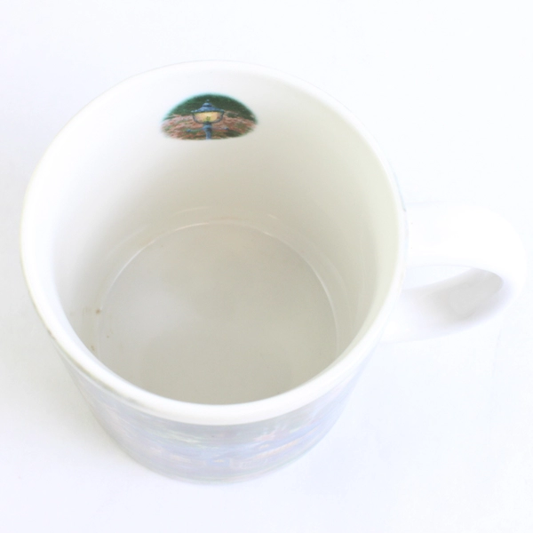 AMCAL Thomas Kinkade Hometown Lake Ceramic Coffee Cup Mug