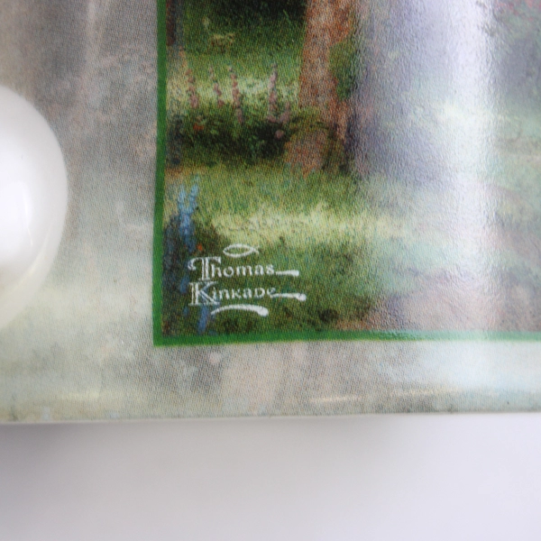 AMCAL Thomas Kinkade Hometown Lake Ceramic Coffee Cup Mug