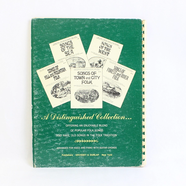 Songs of Forest and River Folk Paul Glass Louis C Singer 1967 Folk Songs PB SB