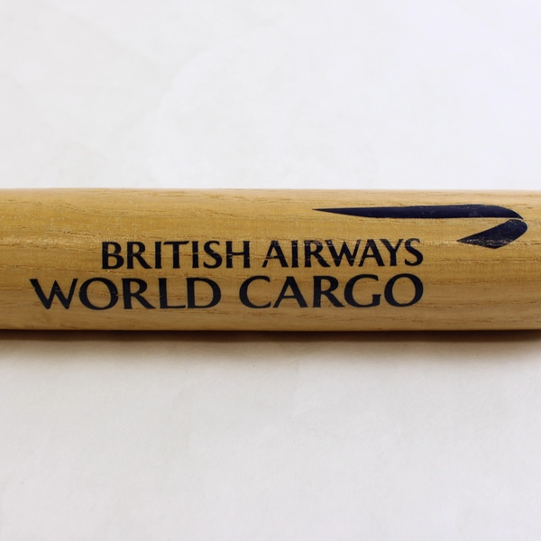 British Airways World Cargo Mini Wood Baseball Bat Souvenir Collectable 18"