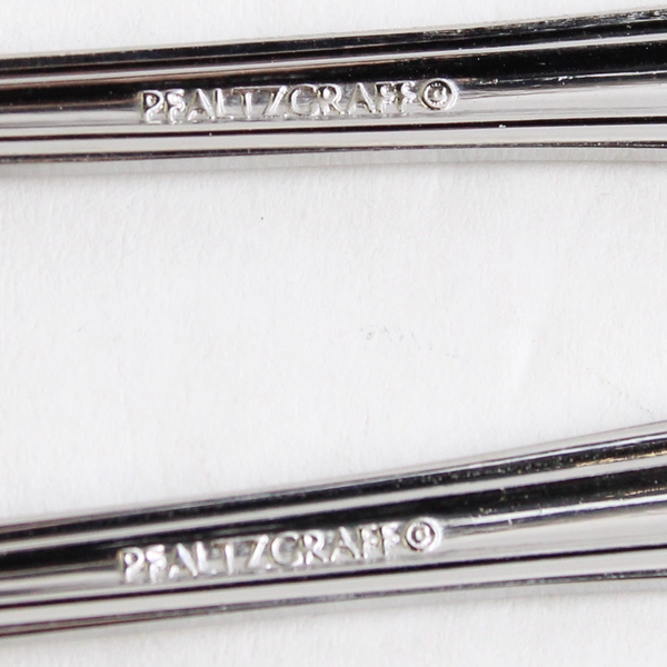 Lot of 2 Pfaltzgraff Meridian Dessert Forks 5.75" 18/0 Stainless Steel