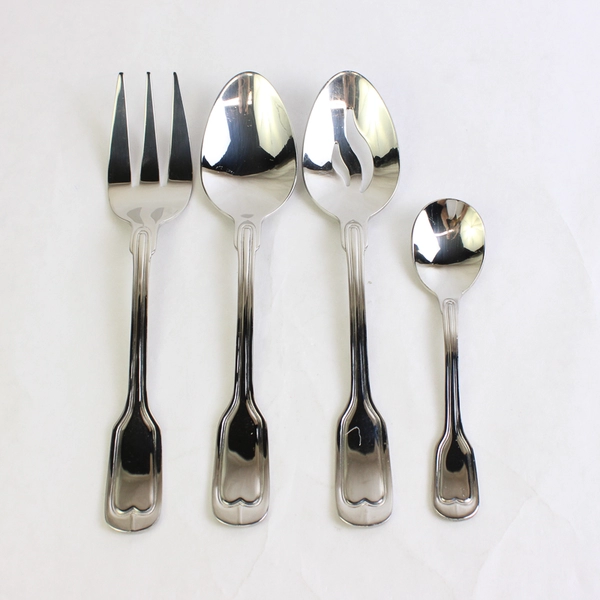 Lot Of 4 Heritage Mint LTD Stainless Flatware 3 Spoons 1 Serving Fork
