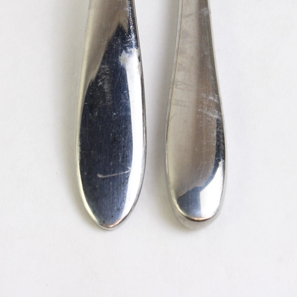 2 Pc Lot Heritage Mint LTD Reflections Stainless Flatware Salad Fork and Knife