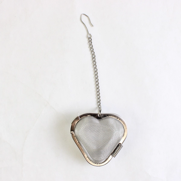 Heart Shaped Unbranded Stainless Steel Hanging Mesh Tea Infuser/Strainer