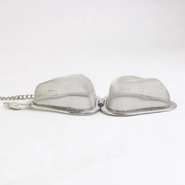 Heart Shaped Unbranded Stainless Steel Hanging Mesh Tea Infuser/Strainer