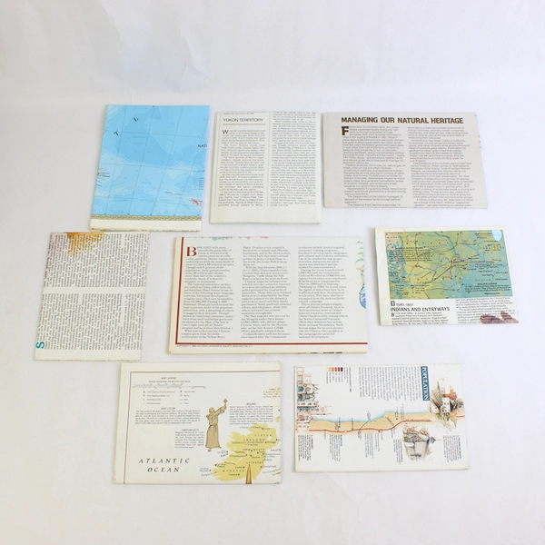 Lot of 8 Vintage National Geographic Maps 1972-1990 Collectible Maps