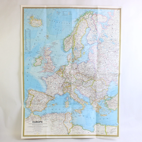 Lot of 8 Vintage National Geographic Maps 1972-1990 Collectible Maps