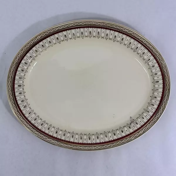 Wood and Sons Pall Mall Red Band 11 Inch Oval Platter