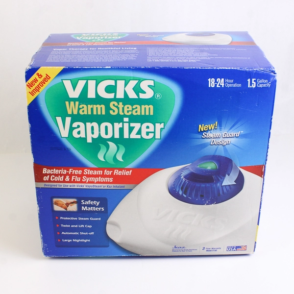 Kaz Vicks Warm Steam Vaporizer 1.5 Gallon W/ Protective Steam Guard V150 2005