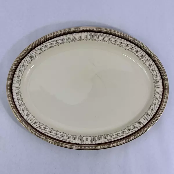 Wood and Sons Pall Mall Red Band 14.5 Inch Oval Platter