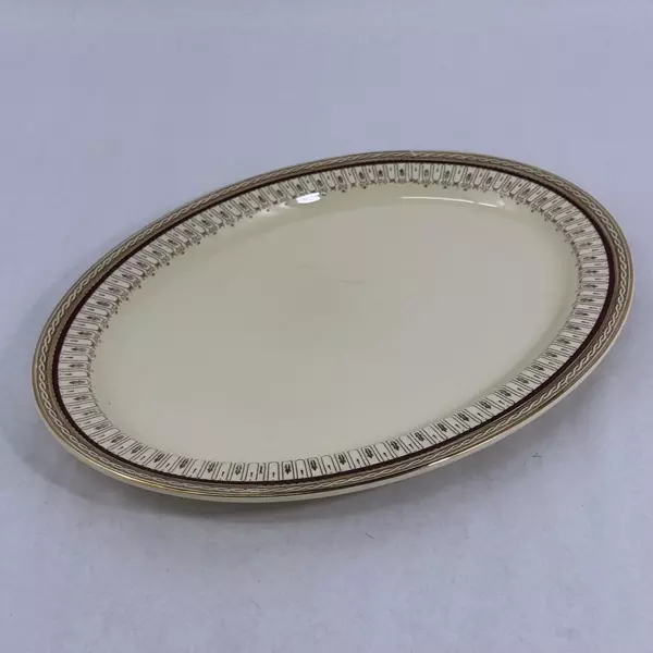 Wood and Sons Pall Mall Red Band 14.5 Inch Oval Platter