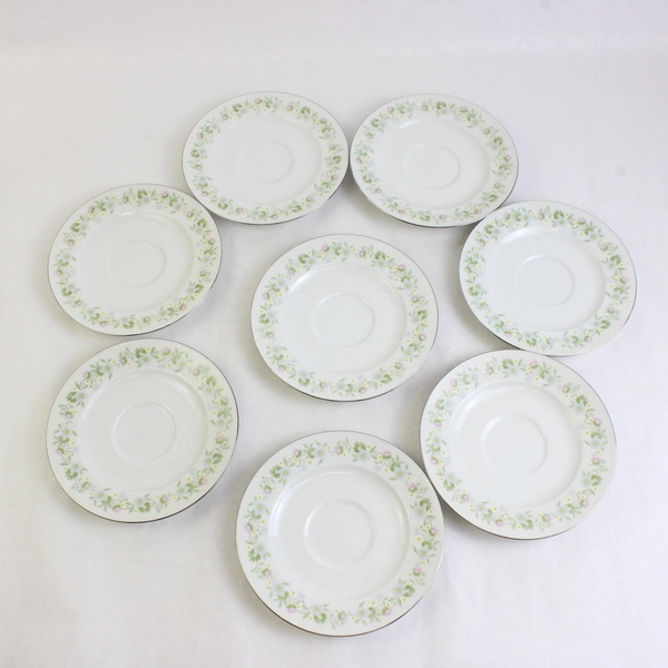 Set of 7 Johann Haviland Forever Spring Coffee Cups And 8 Saucers