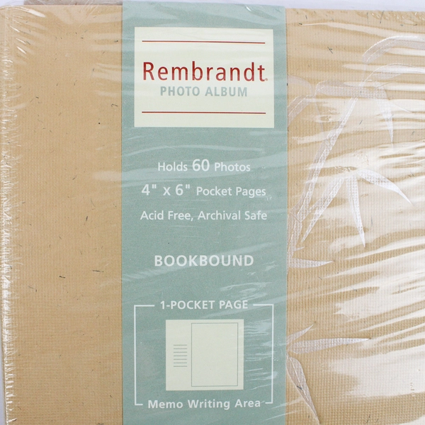 Vintage Rembrandt Photo Album New Sealed 2001 Book Bound Holds 60 Photos