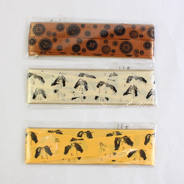 Lot of 3 An Artist's Ribbons Polyester Satin Ribbons 0.75" x 3 Yards Each SEALED