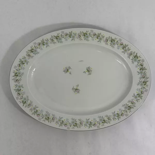 Vintage Johann Haviland Forever Spring Oval Platter 12-3/4 Inch
